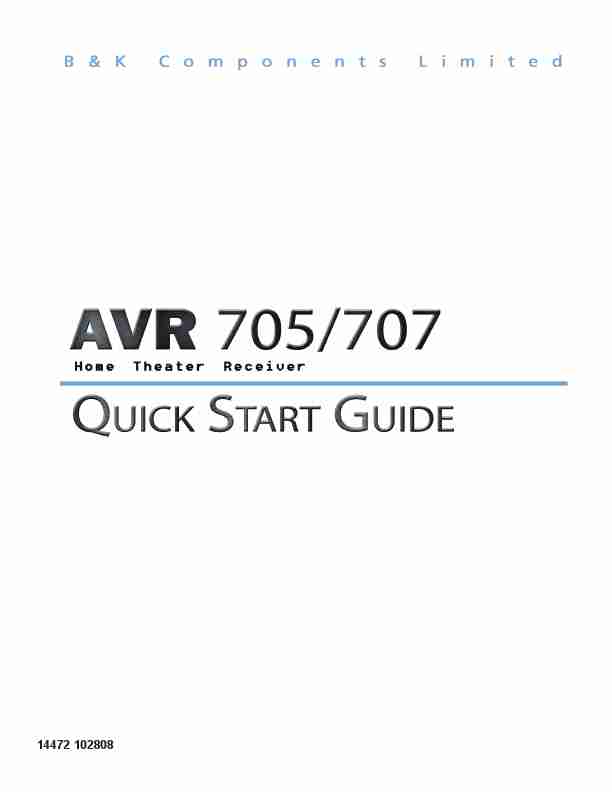 B&K; Stereo Receiver AVR 707705-page_pdf